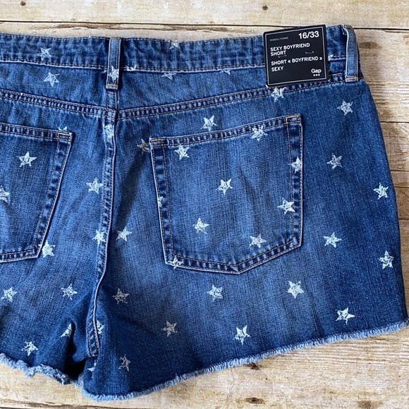 NWT Gap Star Sexy Boyfriend Short Size 16/33 - Picture 7 of 10